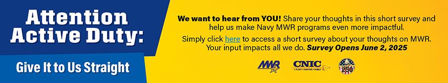 MWR Active Duty Survey Ad