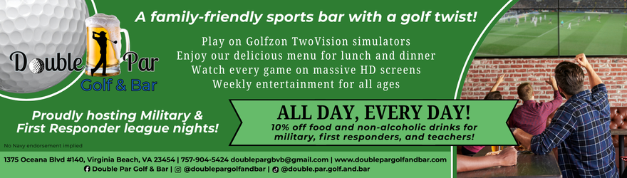 Double Par Golf & Bar Ad for a sports bar
